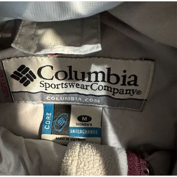 Columbia Vertex Interchange Core Coat Jacket Ski Snow pockets Women Medium - Picture 3 of 4